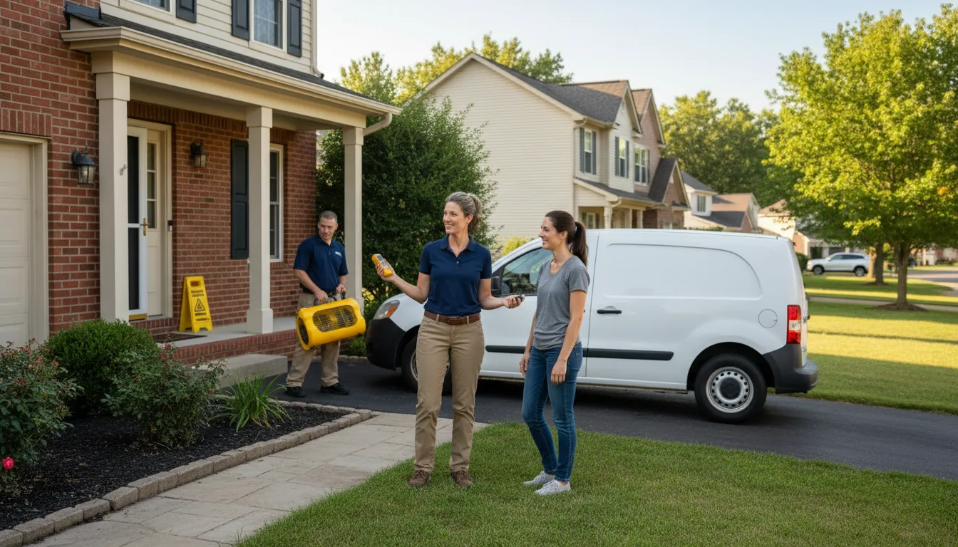 Residential water damage restoration in Genesee, ID